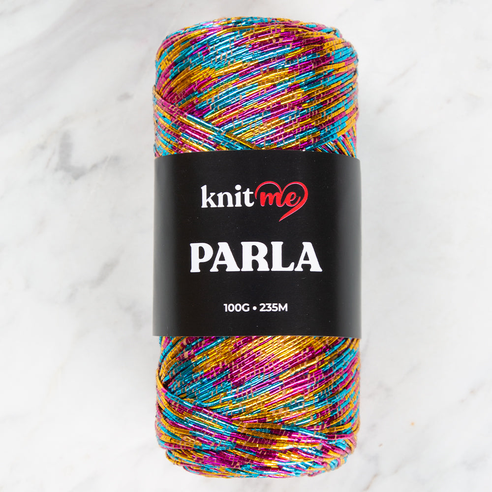 Knitme Parla Multi Simli Örgü İpi